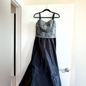 Rina diMontella Charcoal Gray Gown